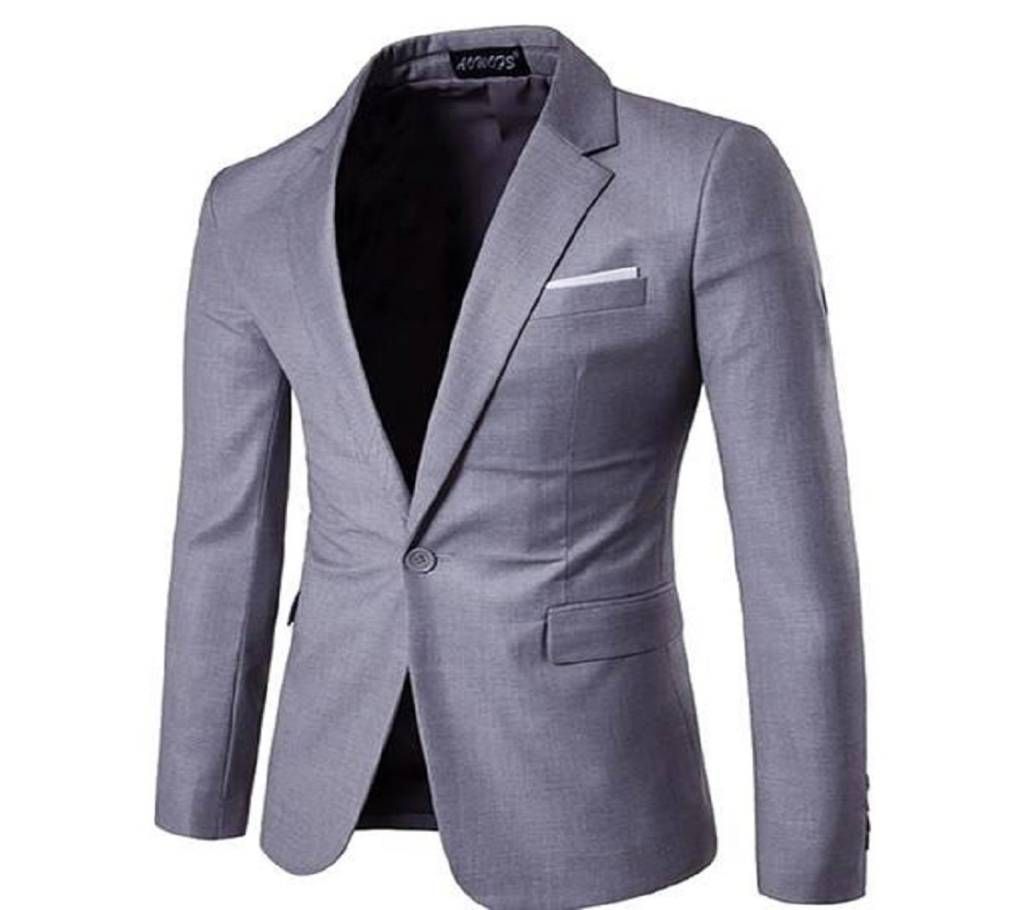 Ash  Synthetic Casual Blazer For Men