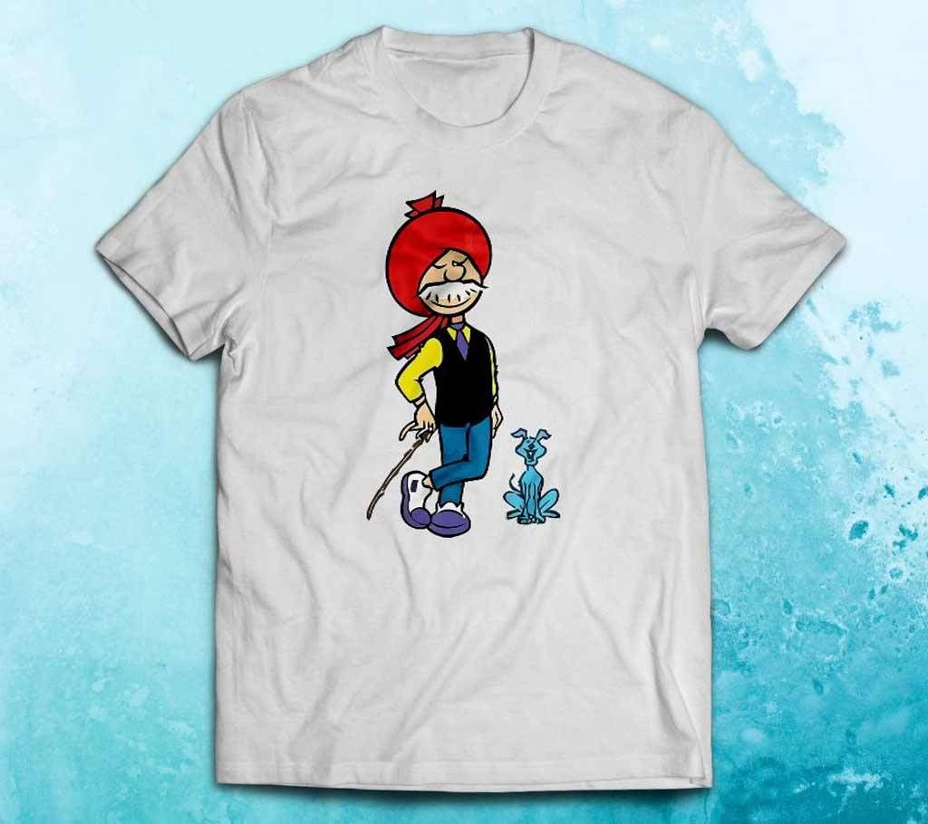 chacha Chowdhury Half Sleeve T Shirt for Men 