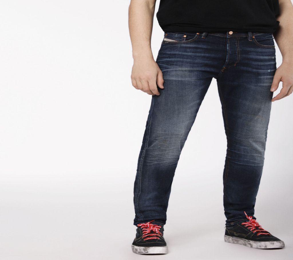 Grey Denim Jeans Pants for Men