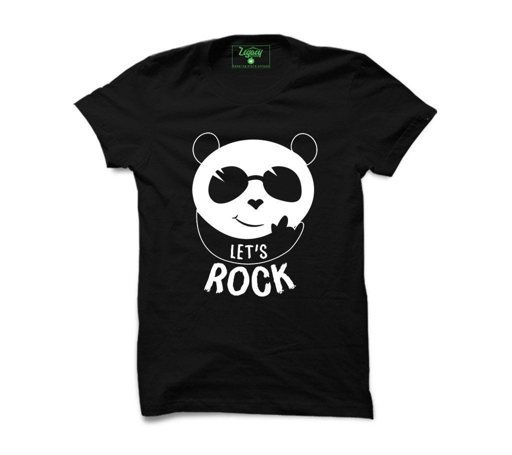Lets Rock Menz Half Sleeve T Shirt
