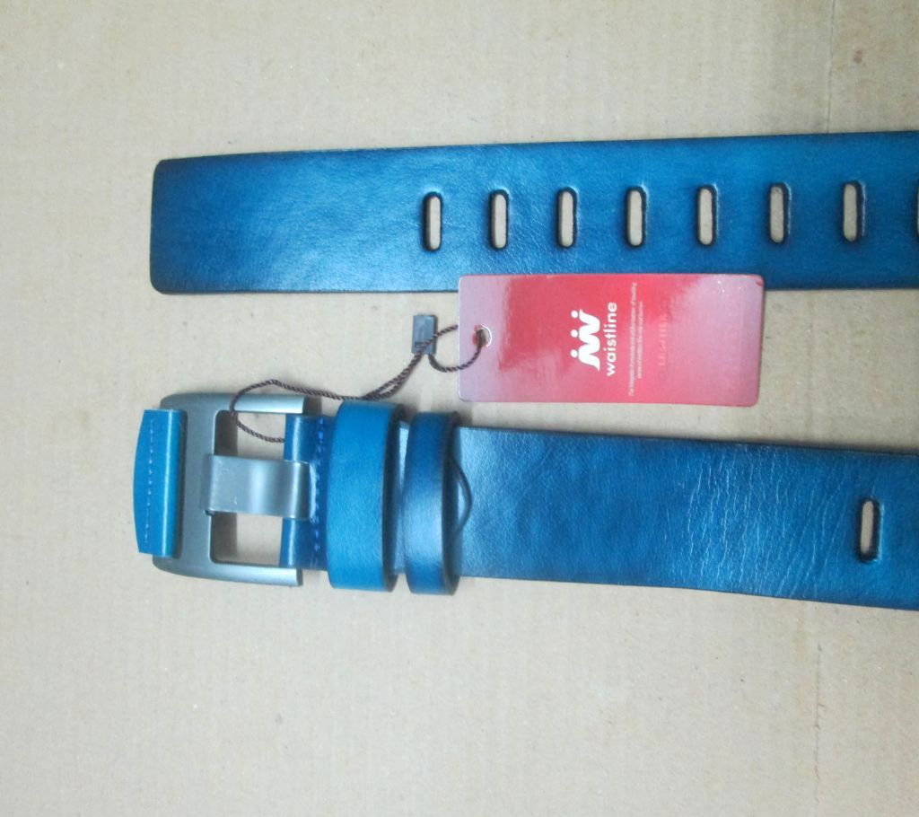 Blue Formal Belt For Men