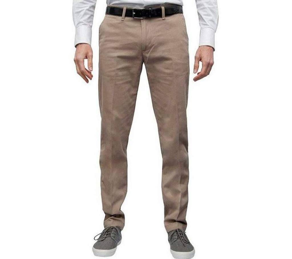 Rosy Brown Regular Fit Gabardine Pant 13