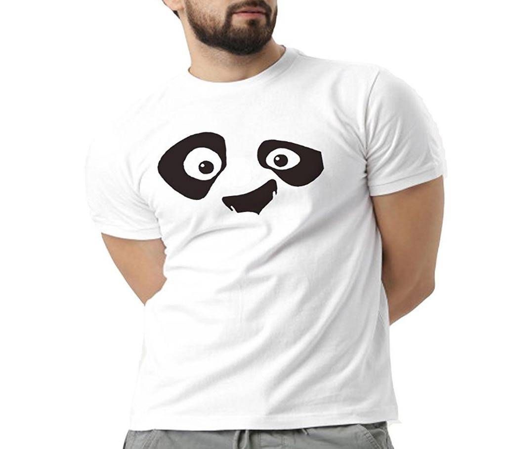 Mens Owl Cotton Round Neck  t-shirt