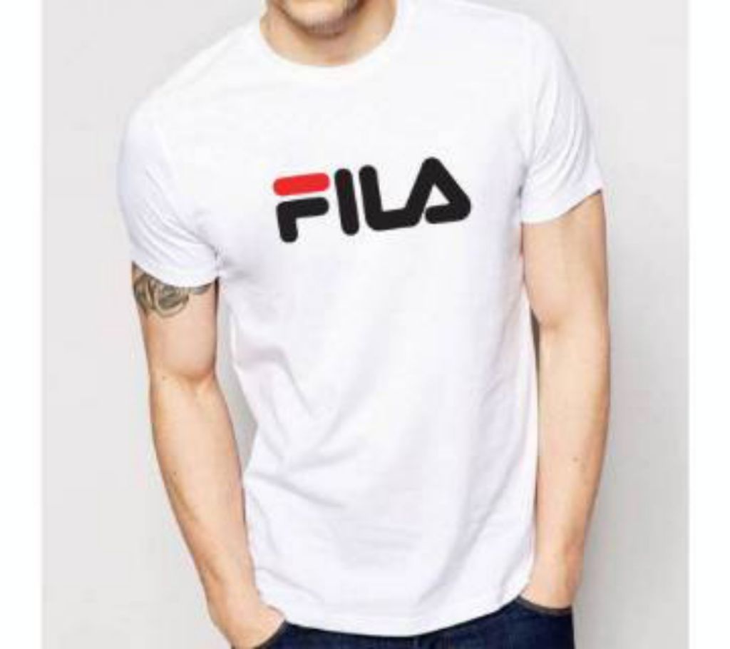 Mens FILA Cotton Round Neck  t-shirt