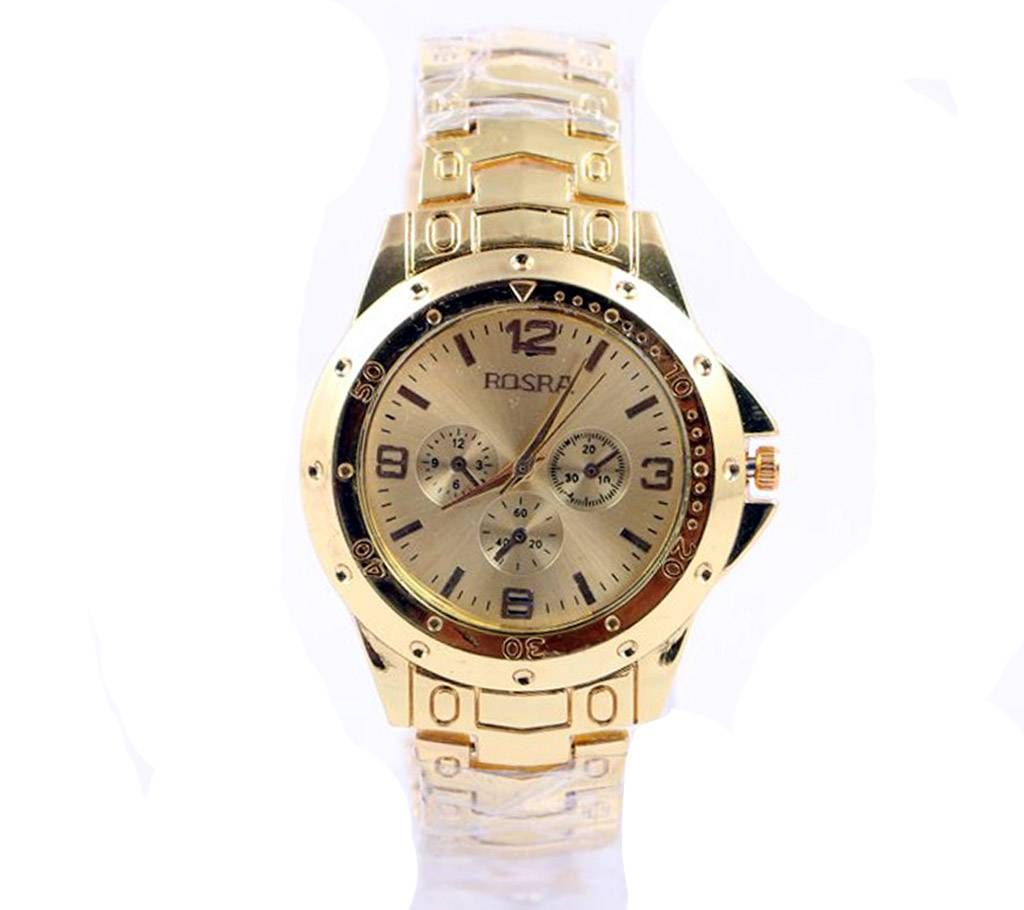 Rosra Gold Gents Wristwatch