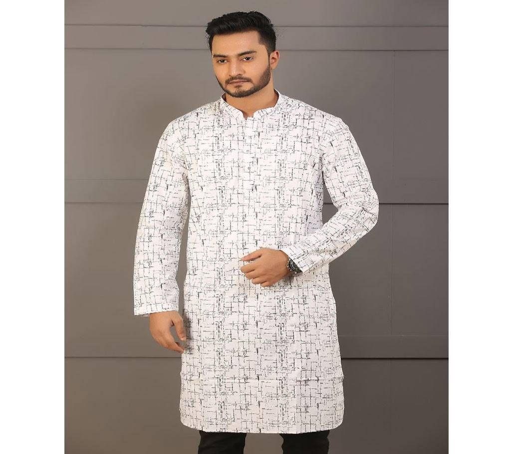 Sufi Print Panjabi For Man 1038