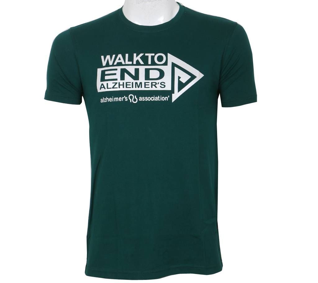 alzheimer's association MENS HALF SLEEVE T-SHIRT
