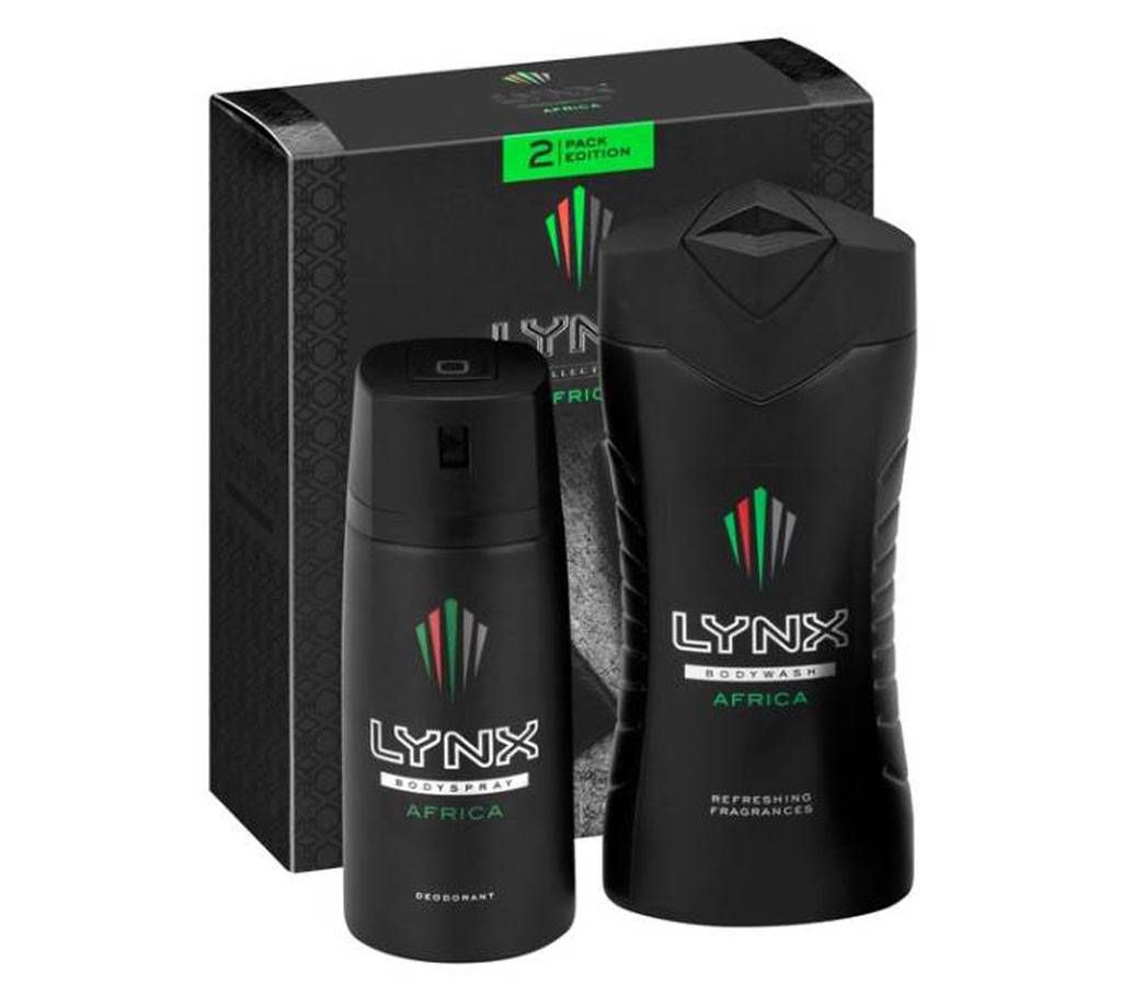 LYNX AFrica Body Wash Gift Set For Men