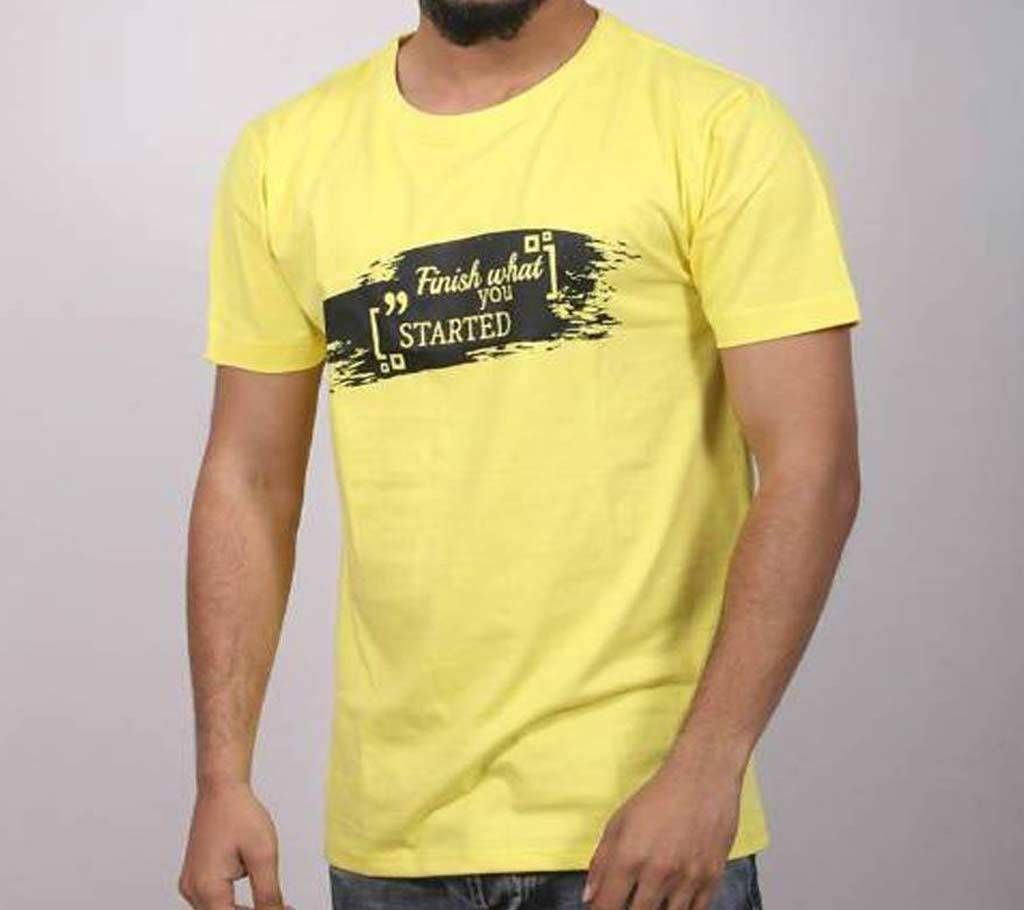 YELLOW T-SHIRT