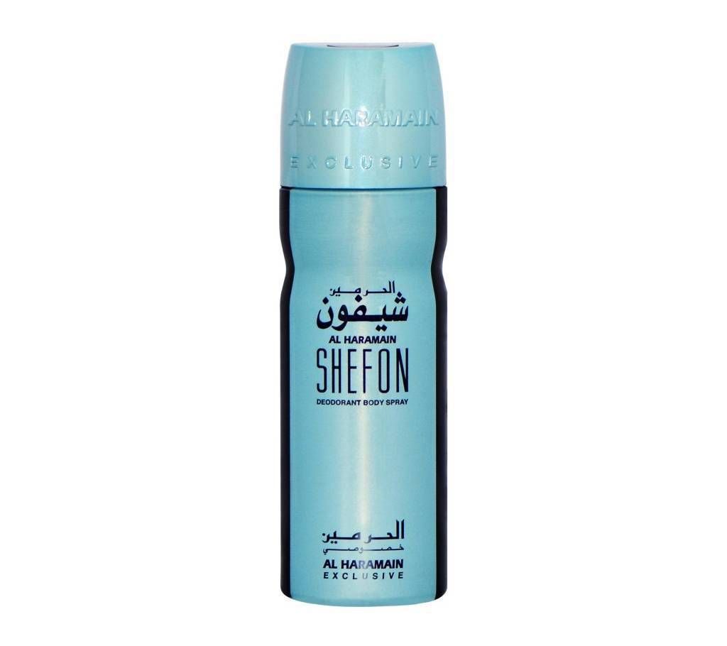 Al Haramain Shefon Deodorant Body Spray for Men - 200ml (UAE)