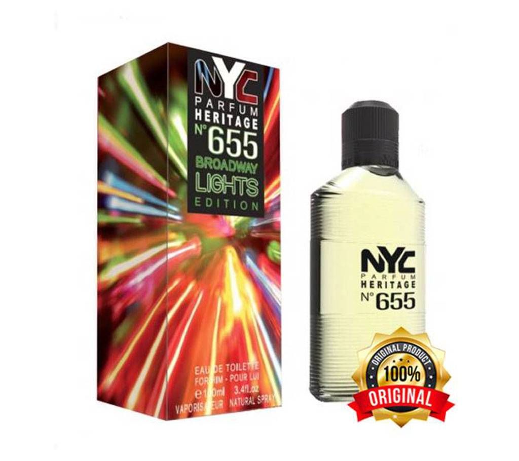 NYC (Made in USA) BroadwayLight EDP No-655 for MEN