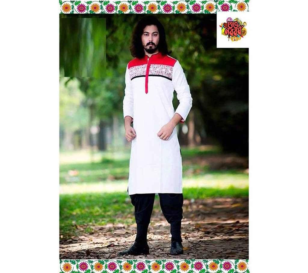 Boishakhi Cotton Semi Long Punjabi