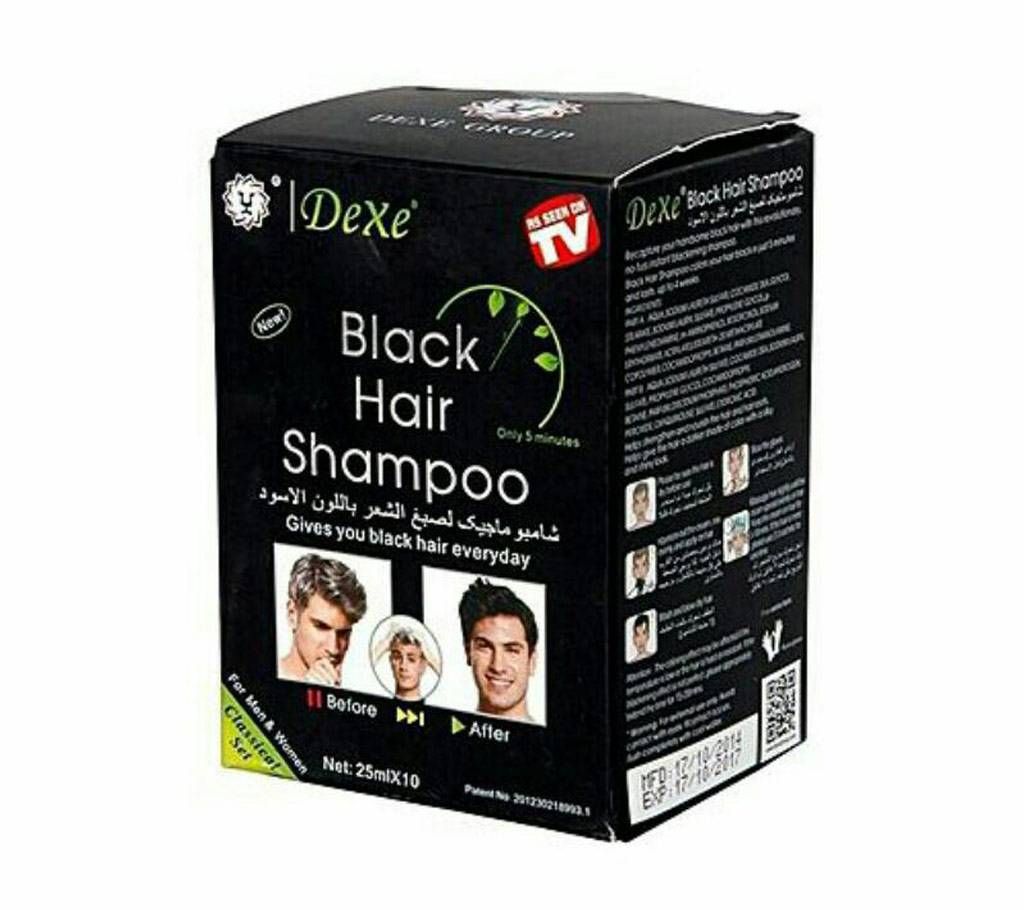Dexe Black color hair shampoo