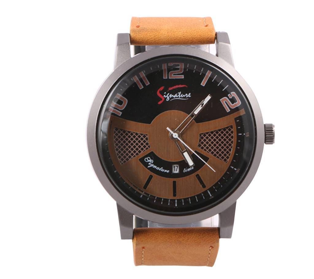 SIGNATURE GENTS WRIST WATCH (COPY)