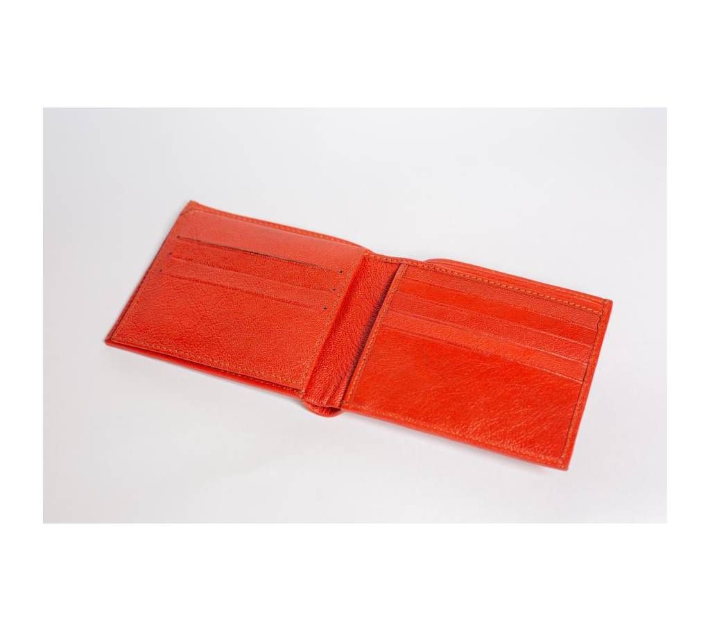 Genuine gents wallet red color