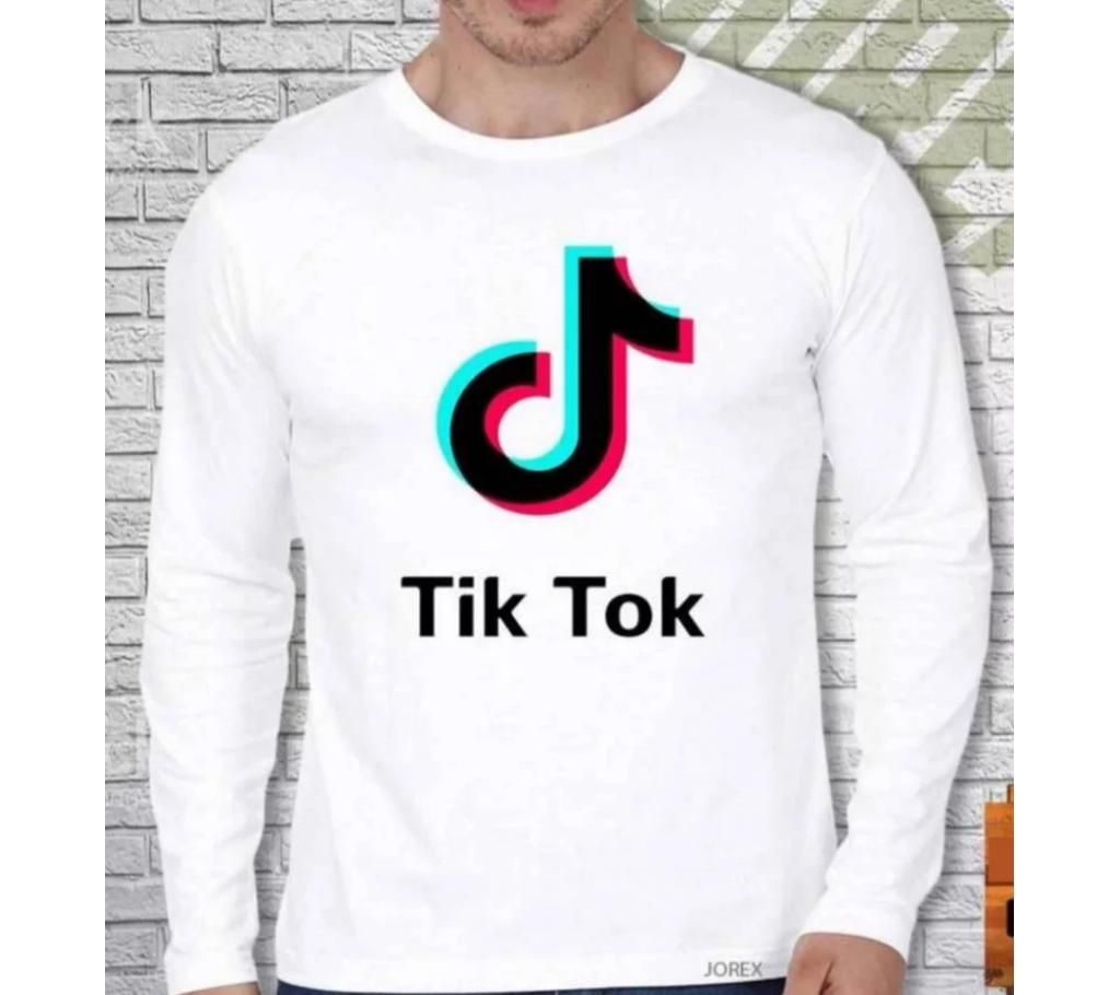 Tik Tok Menz Full Sleeve T-Shirt
