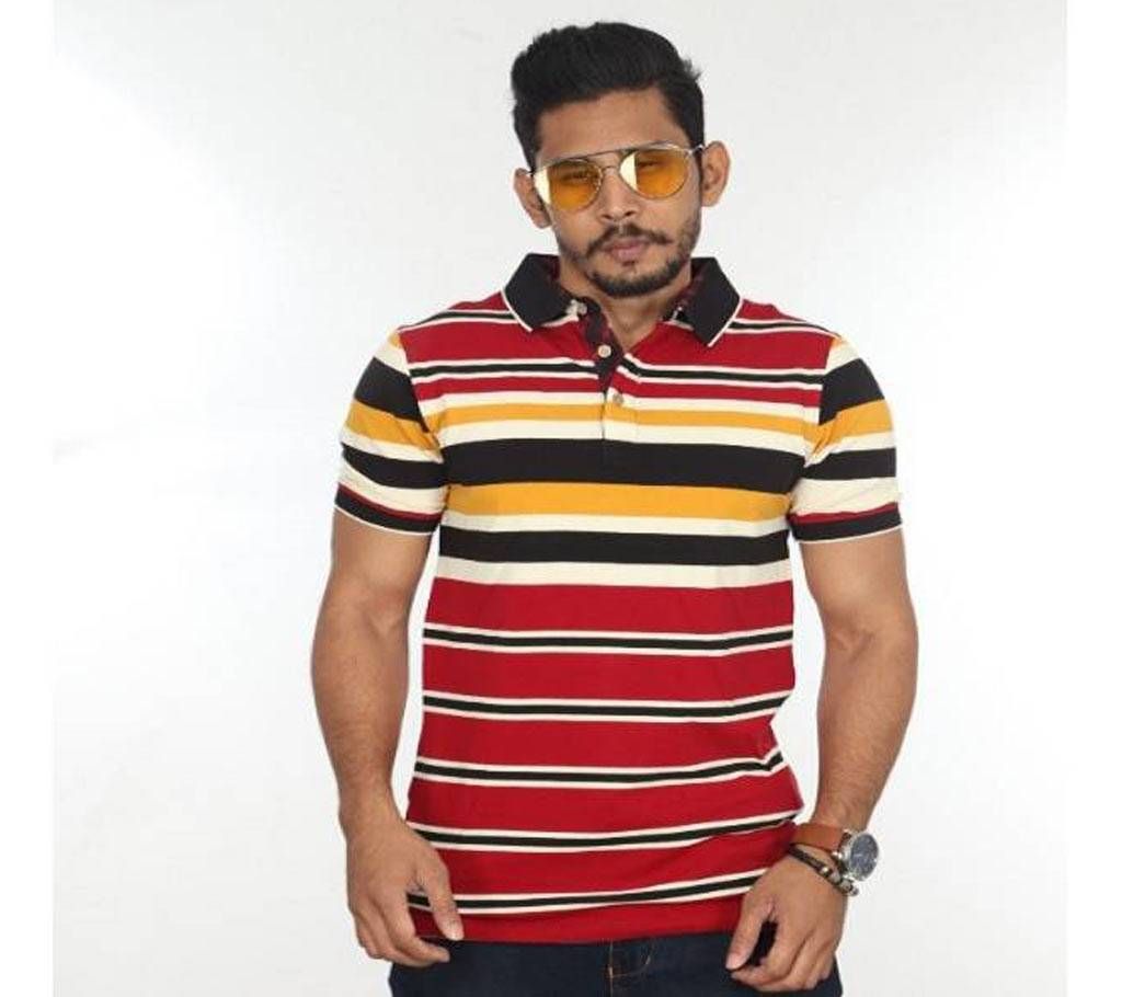 Slim fit Cotton Classic Polo Shirt (Imported)-F002