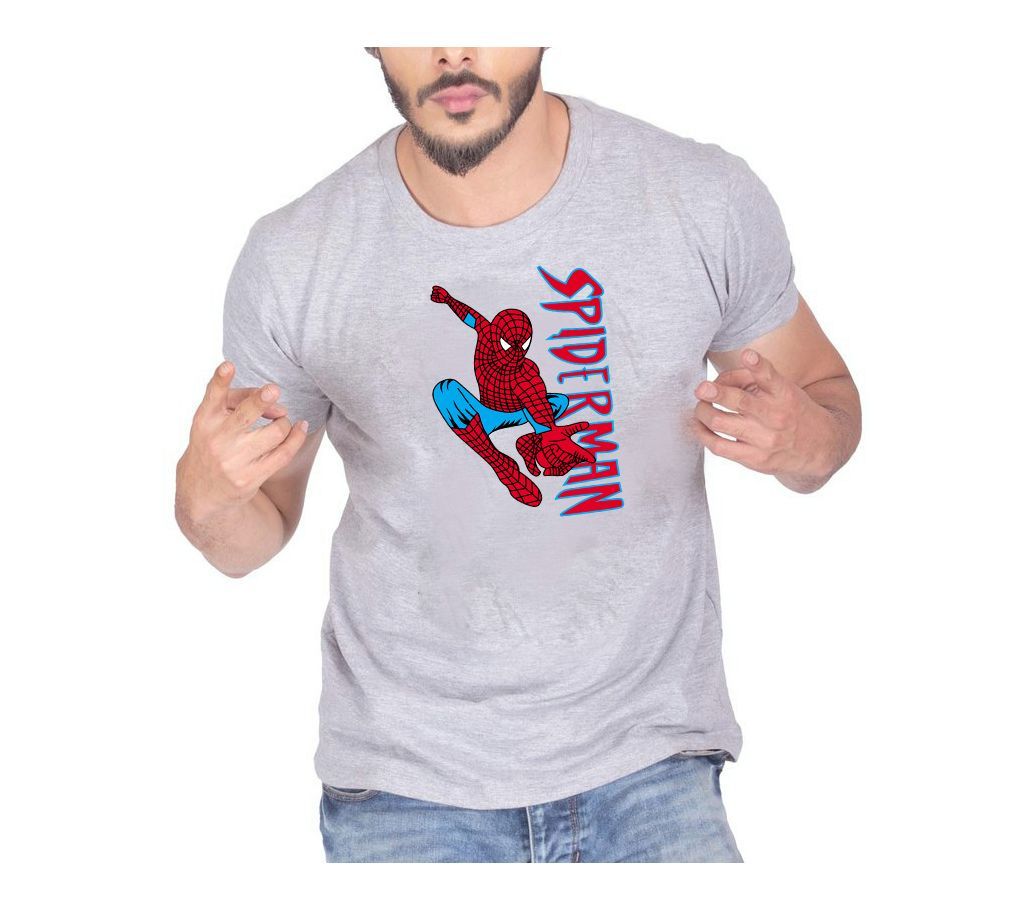 Spider Man Gents Half Sleeve Cotton T-shirt