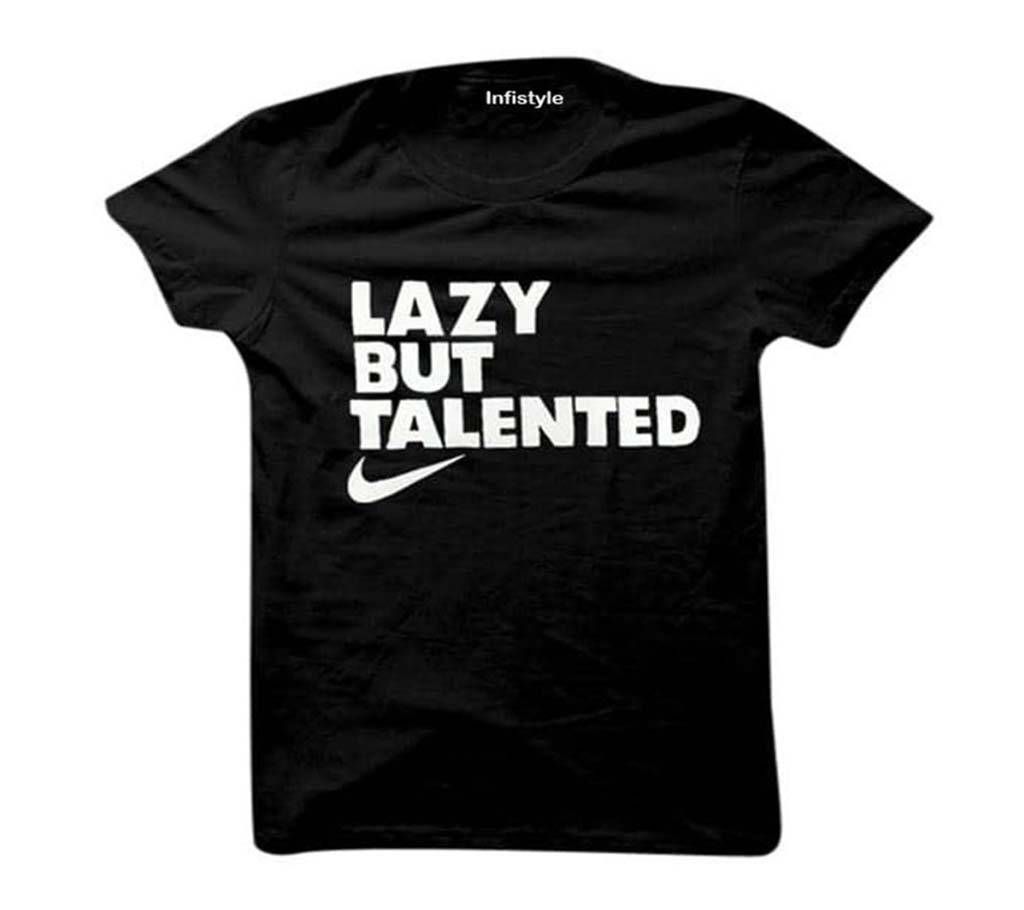 Lazy But Talented Cotton T-shirt
