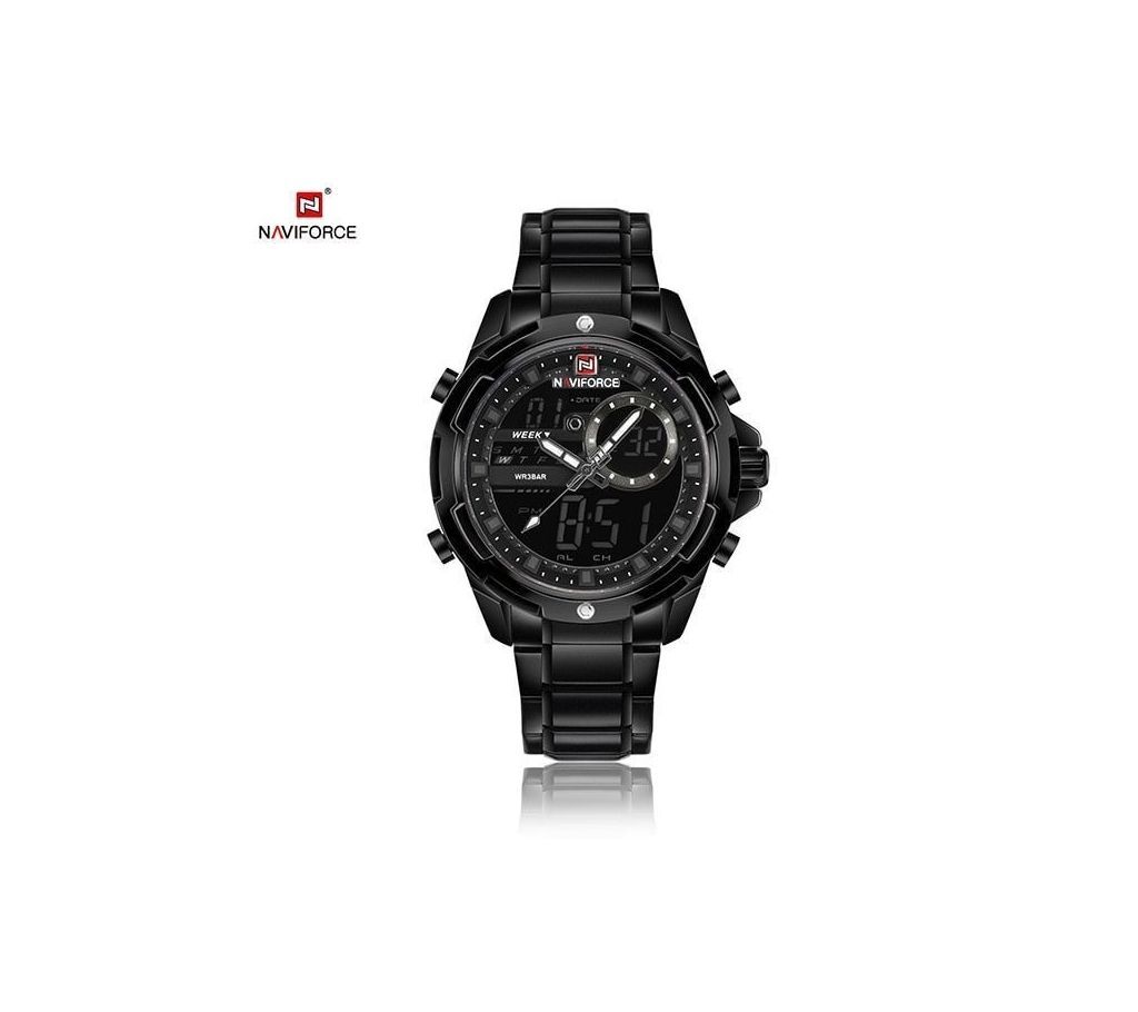 NAVIFORCE Mens Watch  NF9120  Black with Ash  B24