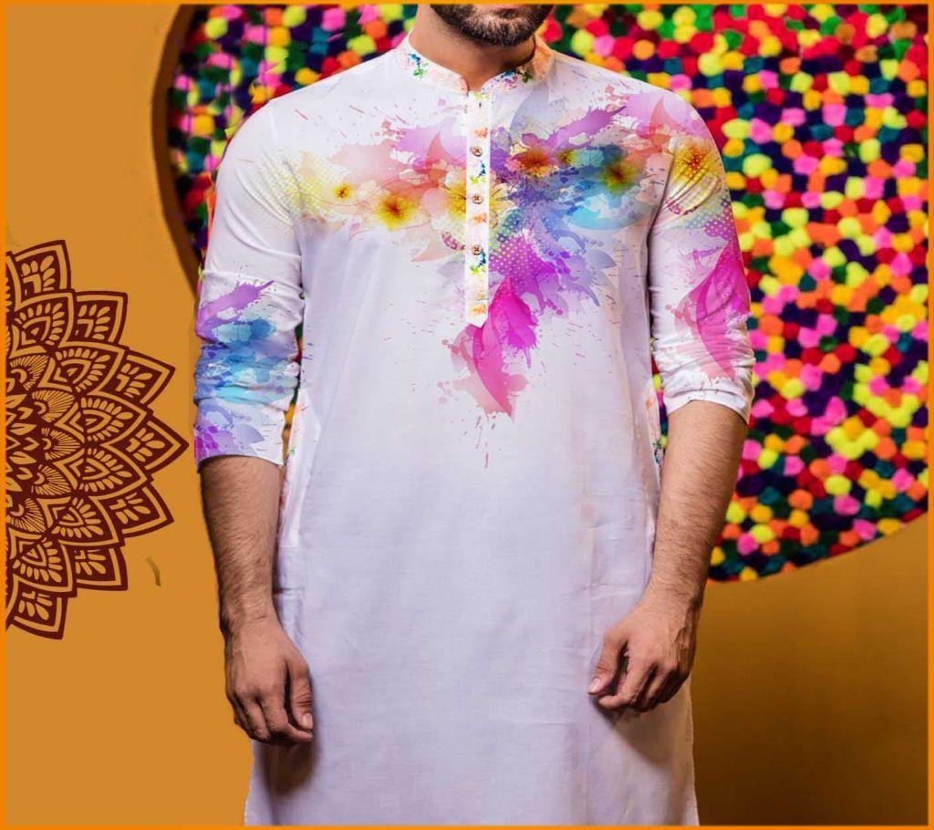 Stylish Colourful Panjabi