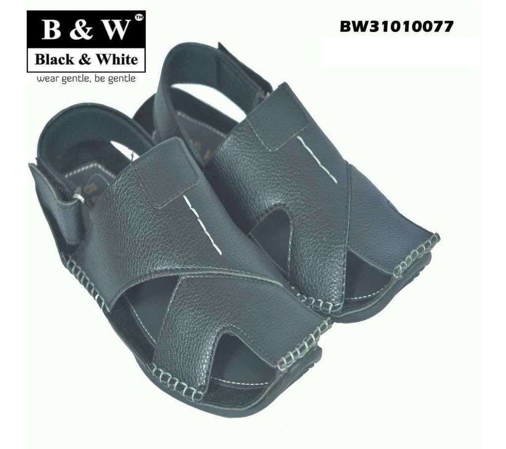 Black & White - Mocassin Sandal for Men