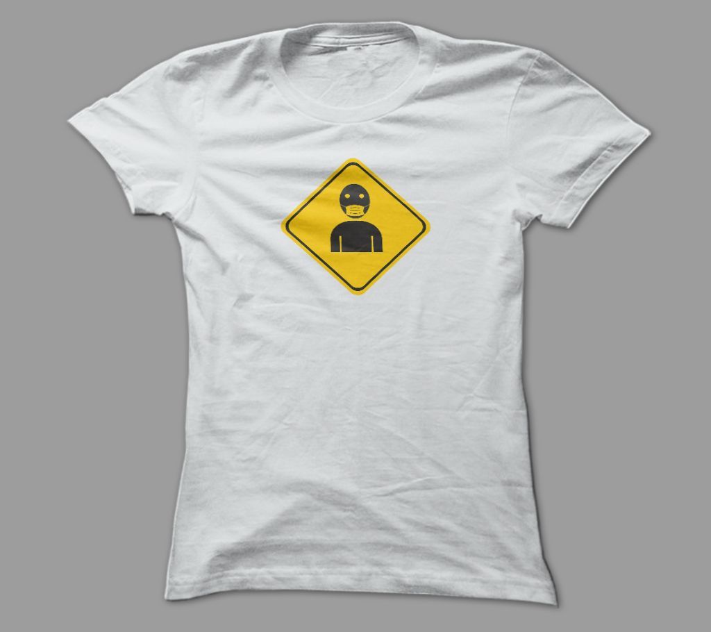 Safe People White Polyester T-Shirt