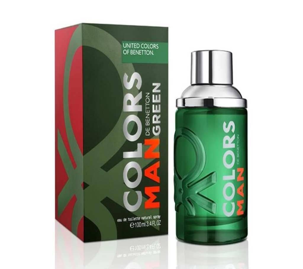 United Colors of Benetton Man Green Eau de toilette natural spray Mens perfume100ml-USA