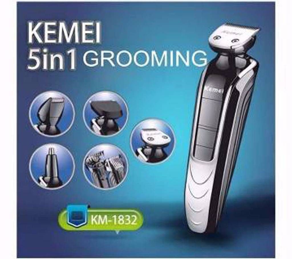 KEMEI KM-1832 5 in 1 rechargeable trimmer 