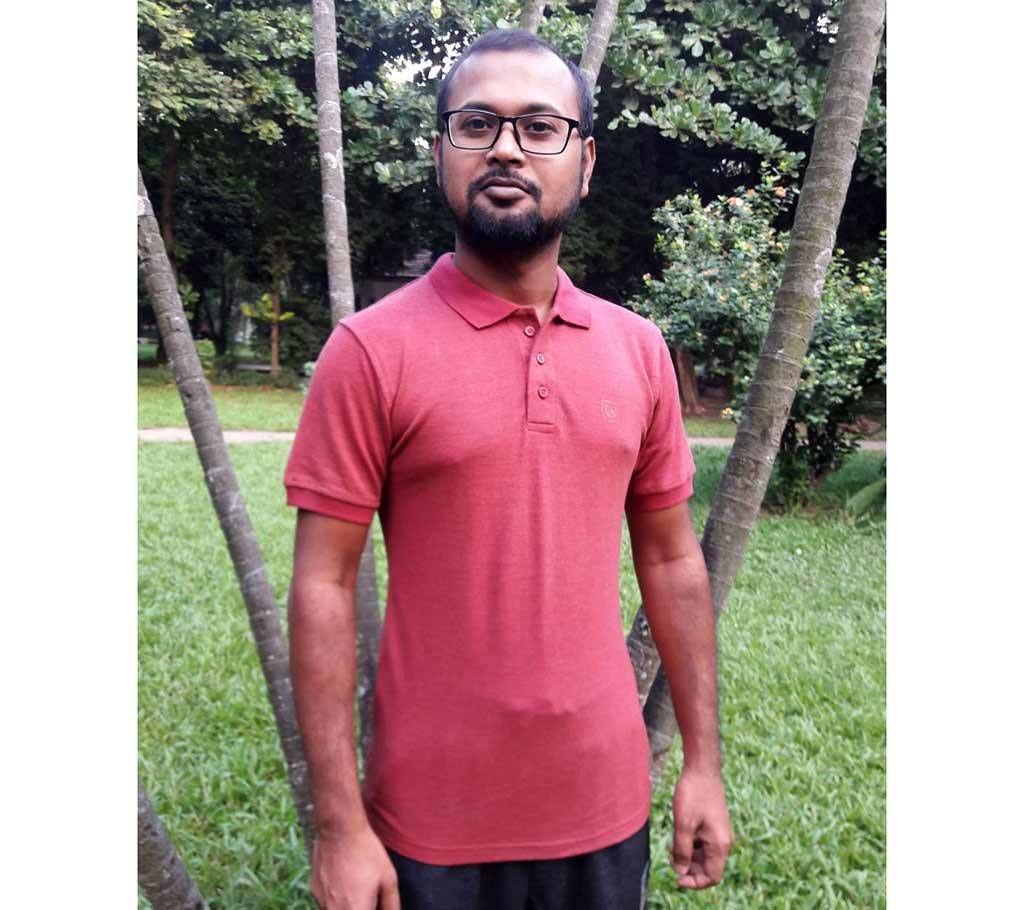 MENS SOILD POLO T-SHIRT