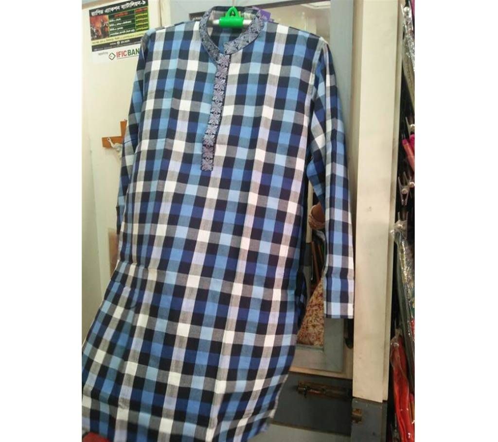 Cotton check punjabi