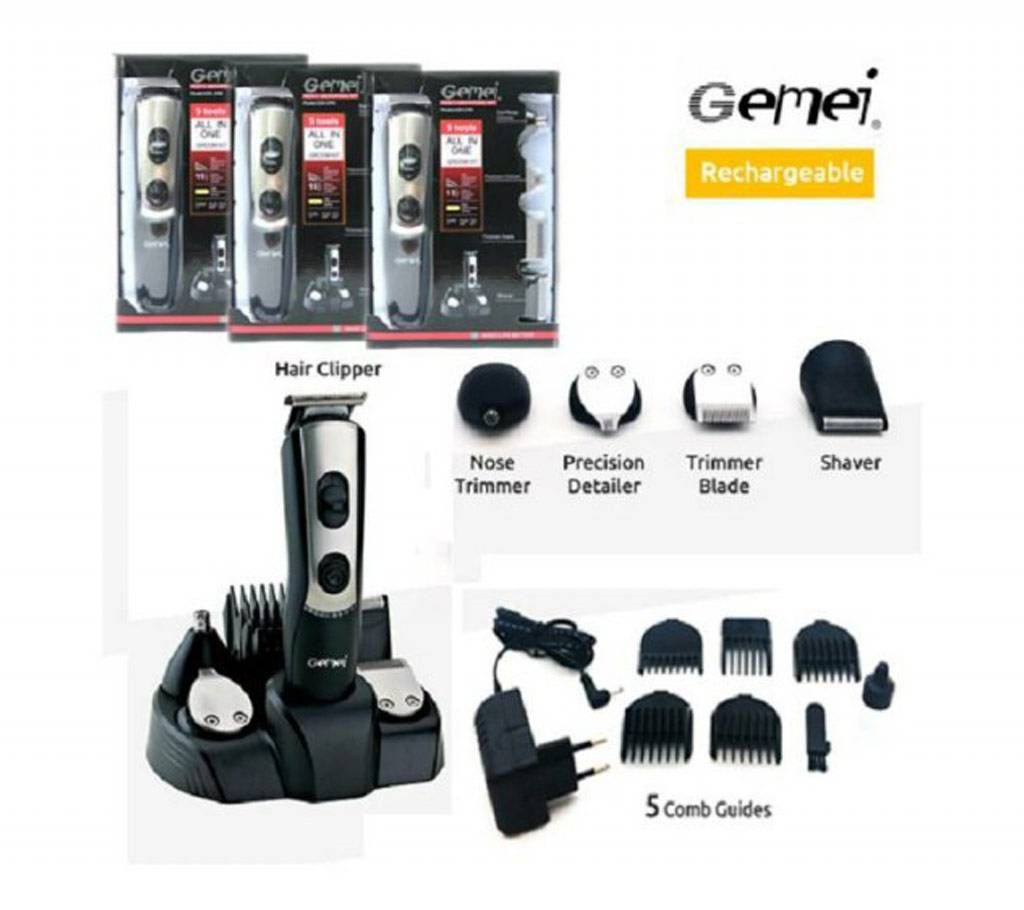 Gemei Rechargeable Hair Trimmer for Men GM-590