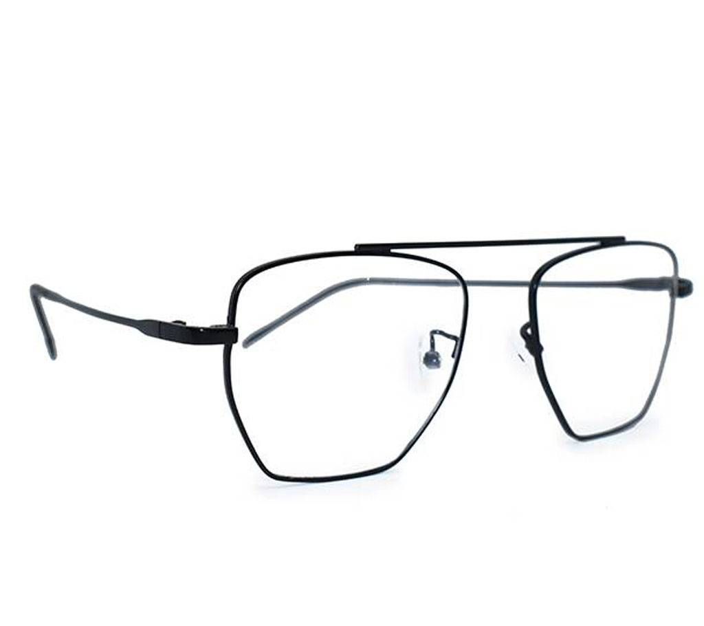 Black Metal Frame White Sunglass for Men