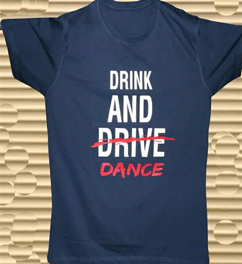Drink Drive Menz Round neck T-Shirt