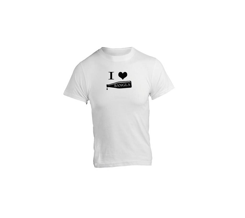 Mens T-Shirt-I Love Bangla