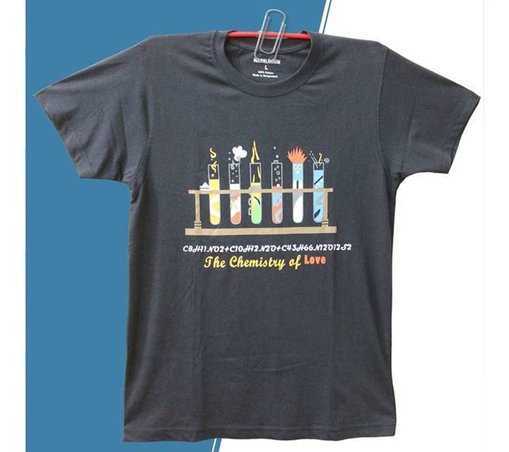 Chemistry of Love printed T shirt for men 