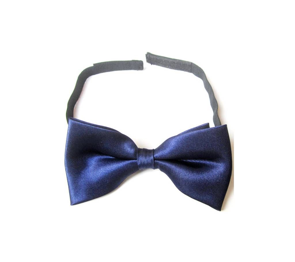 Bow Tie Indigo Silky Polyester