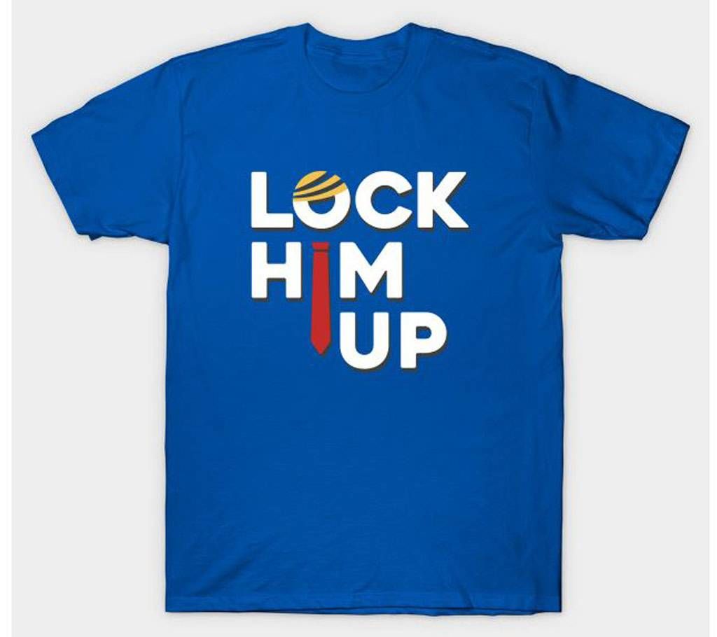 Mens Lock Him Up Round neck t-shirt