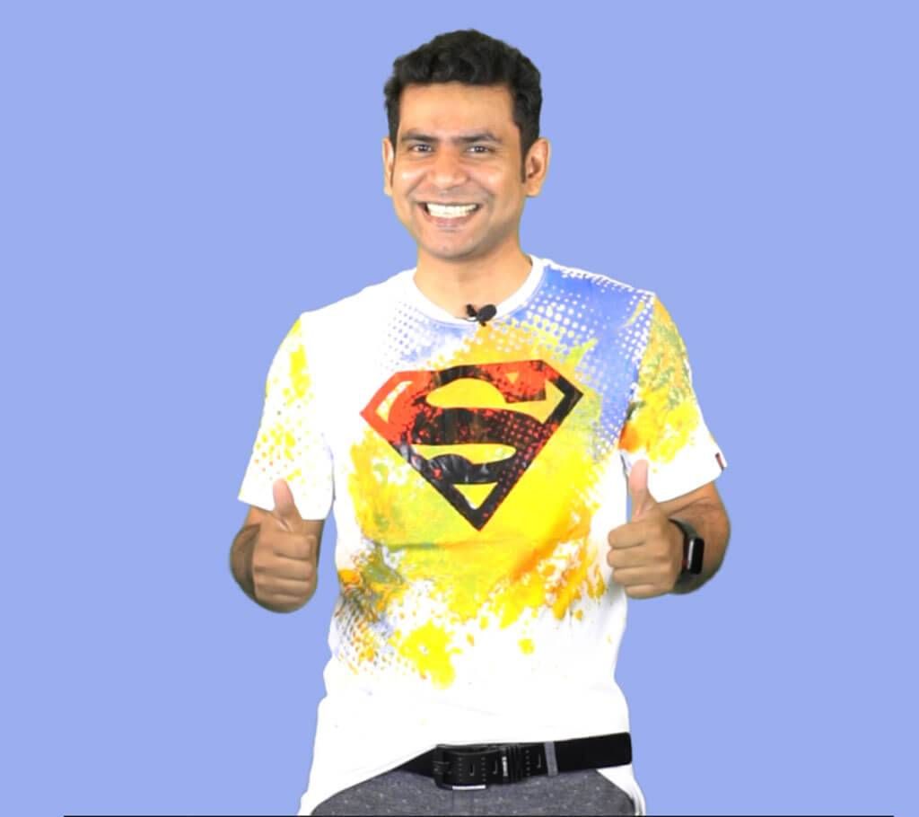 Superman Gents Half Sleeve Cotton T-shirt 