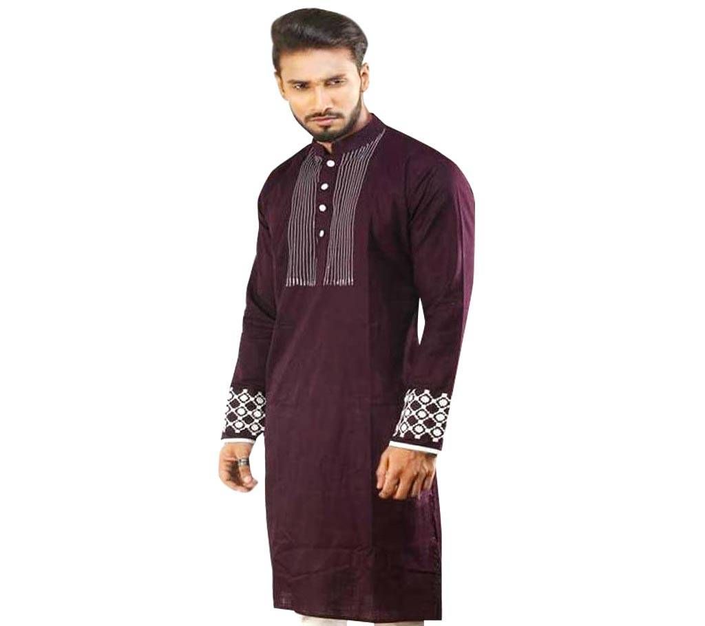 Stylish Design Embroidery Cotton Punjabi