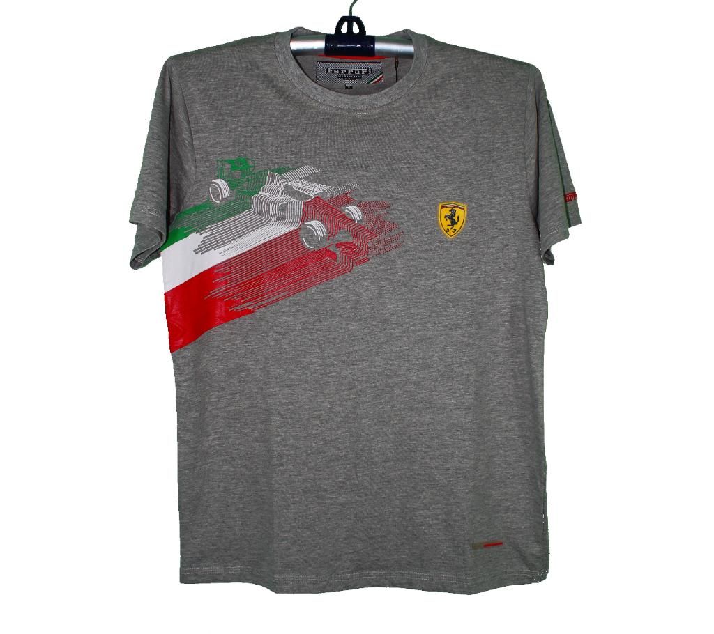 Men's Ferrari T Shirt Gray (copy)