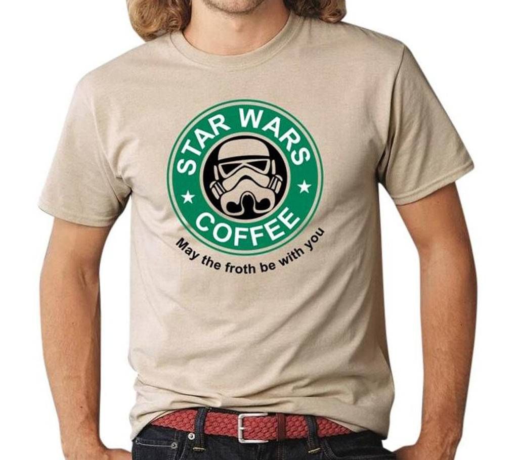 Mens Star Wars Cotton Round Neck  t-shirt