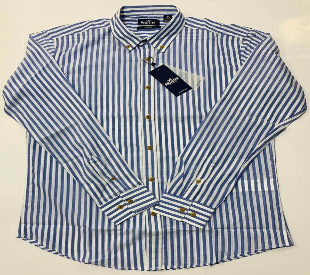 Full Sleeve Remie Cotton Yarn Dyed Stripe Shirt for Men