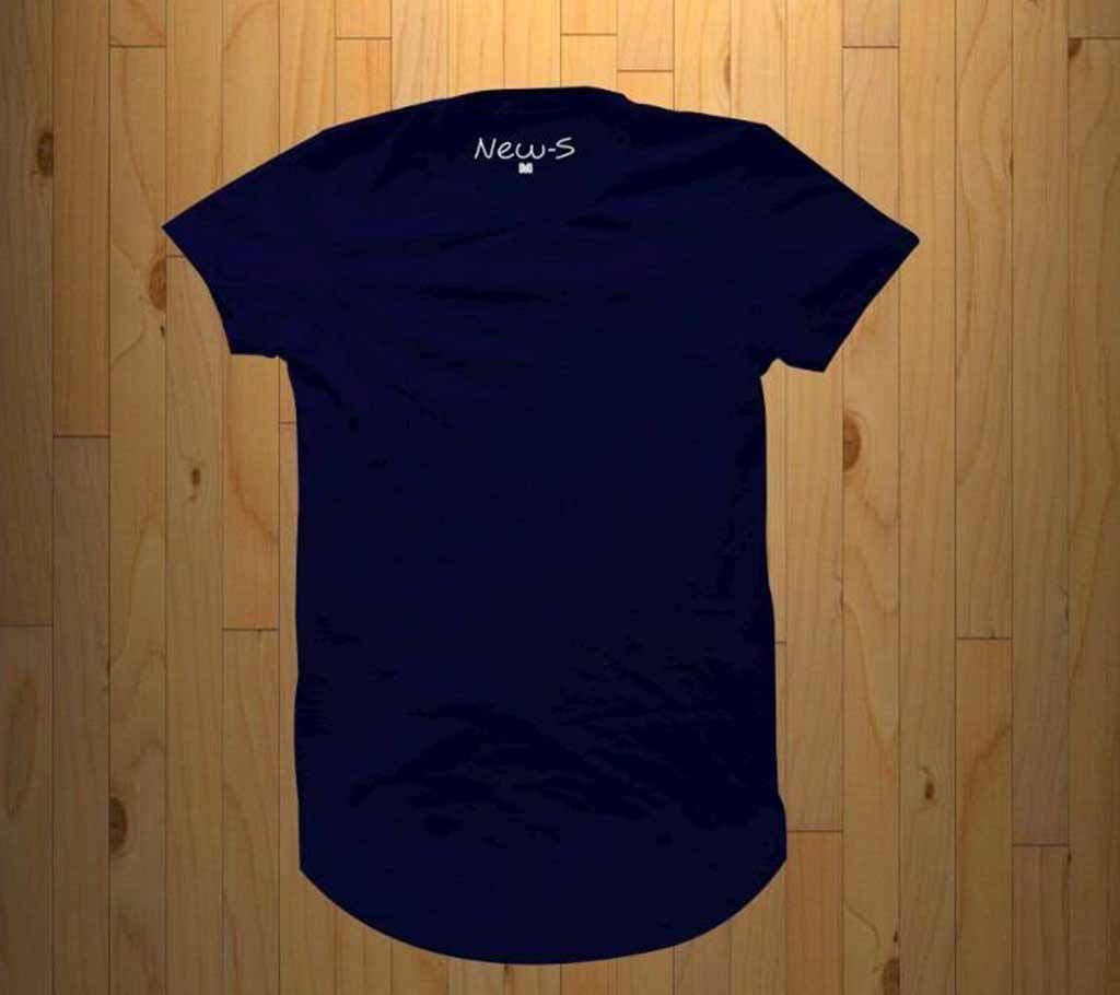 Gents Round Neck Solid Colour Cotton T-shirt
