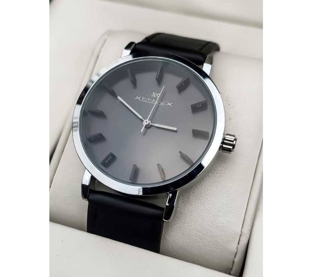 Xenlex Black Analog Watch For Men 