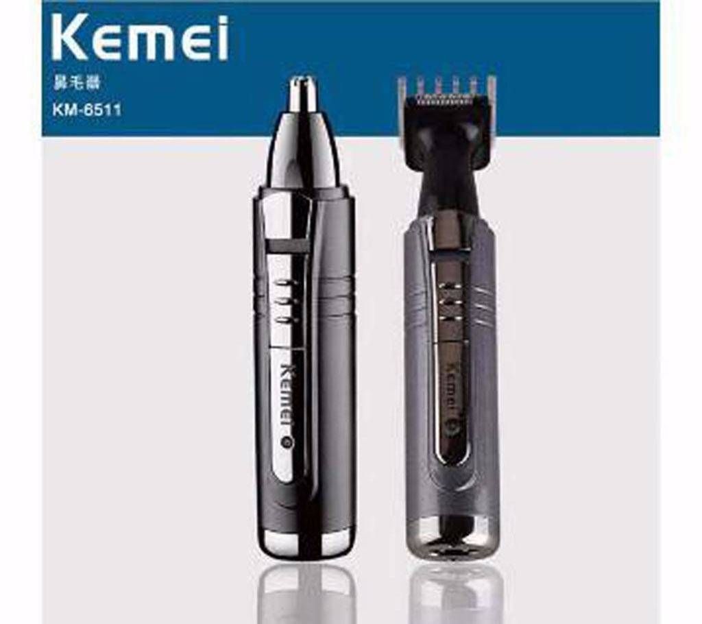 KEMEI KM-6511 2 IN 1 nose/ hair trimmer 