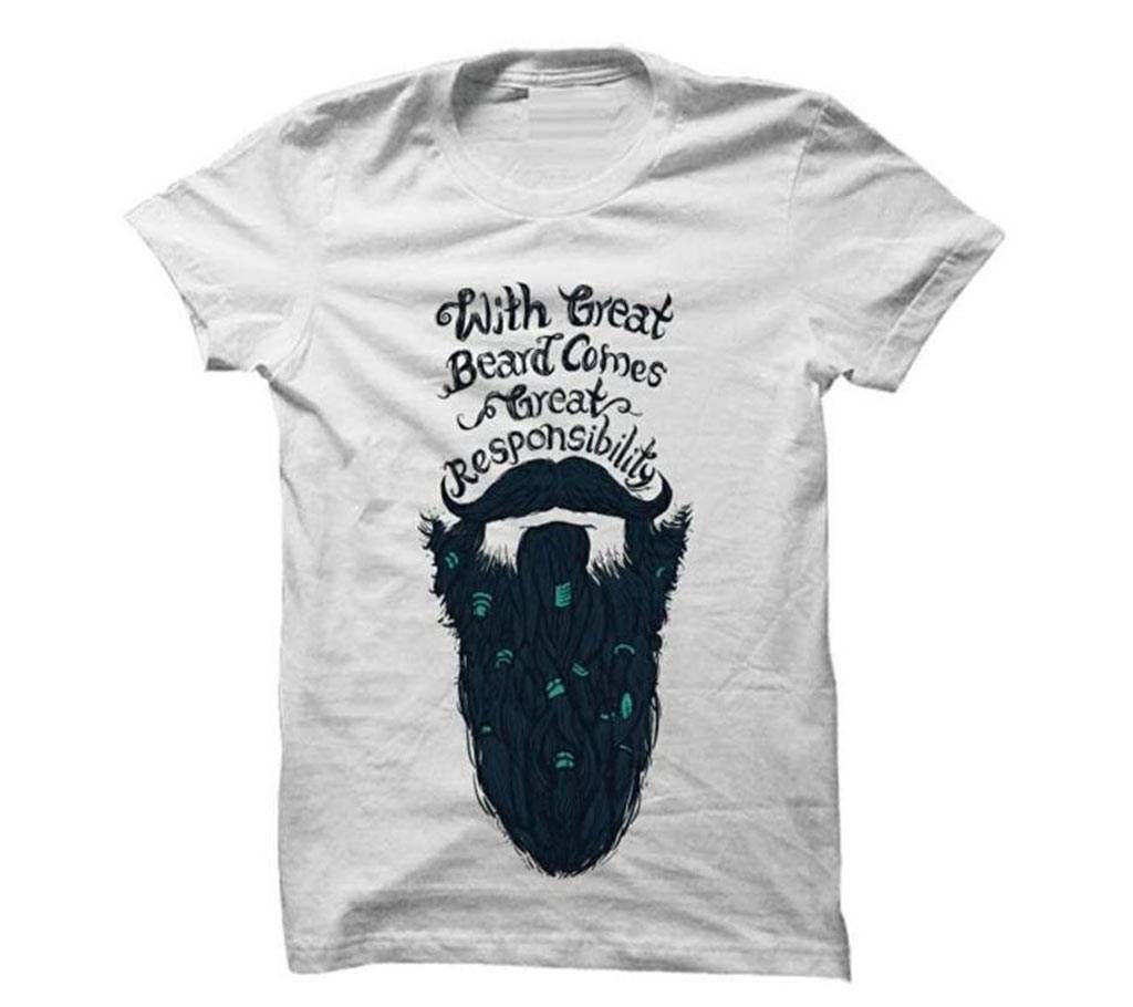 GREAT BEARD menz round neck T- Shirt