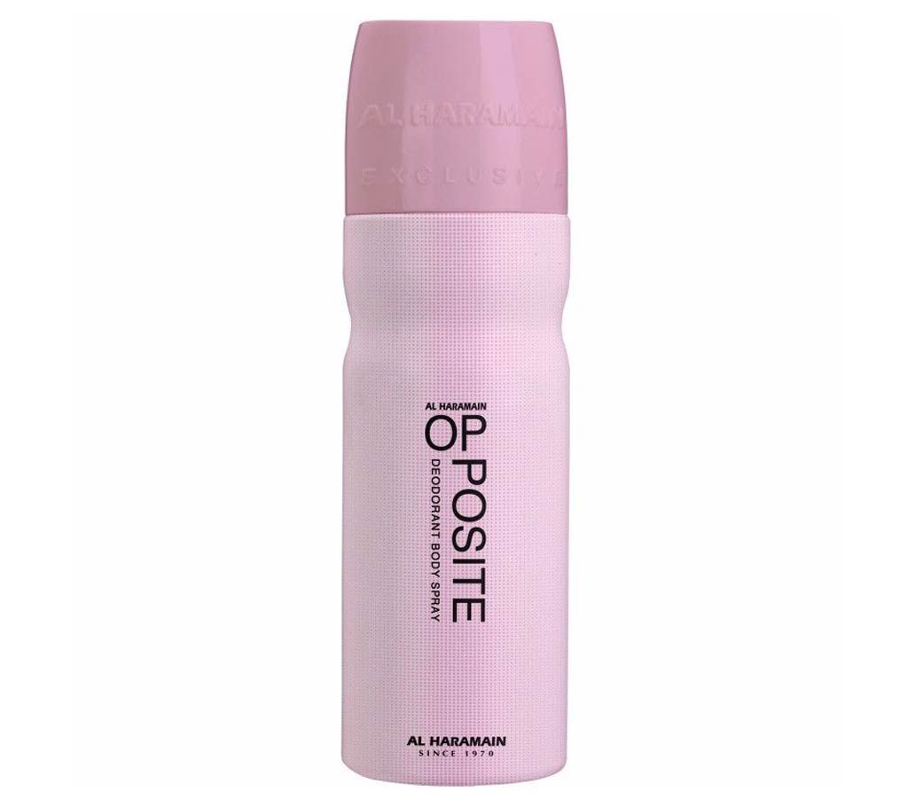 Al Haramain Opposite Pink Deodorant Body Spray 200ml