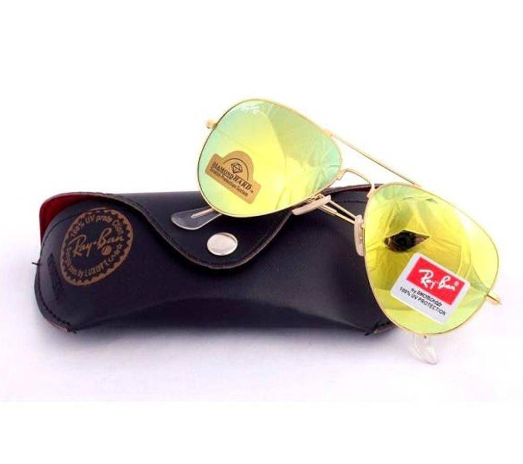 Ray Ban Golden Frame Sunglass for Men