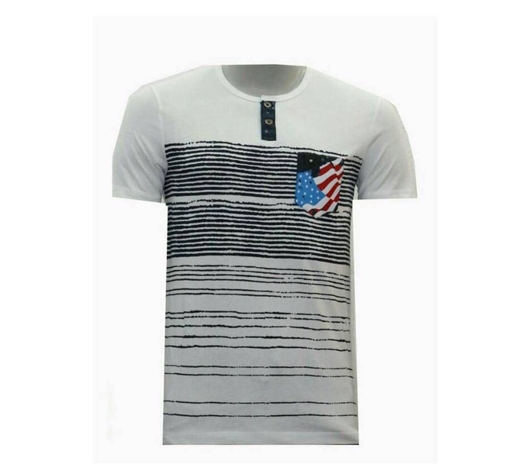 Mens Stylish Round Neck T-Shirt